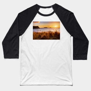 Worms Head, Rhossili Bay Baseball T-Shirt